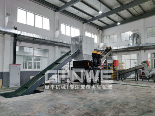 【武漢hw49化工桶破碎清洗線廢棄塑料藍(lán)桶回收處置設(shè)備】- 